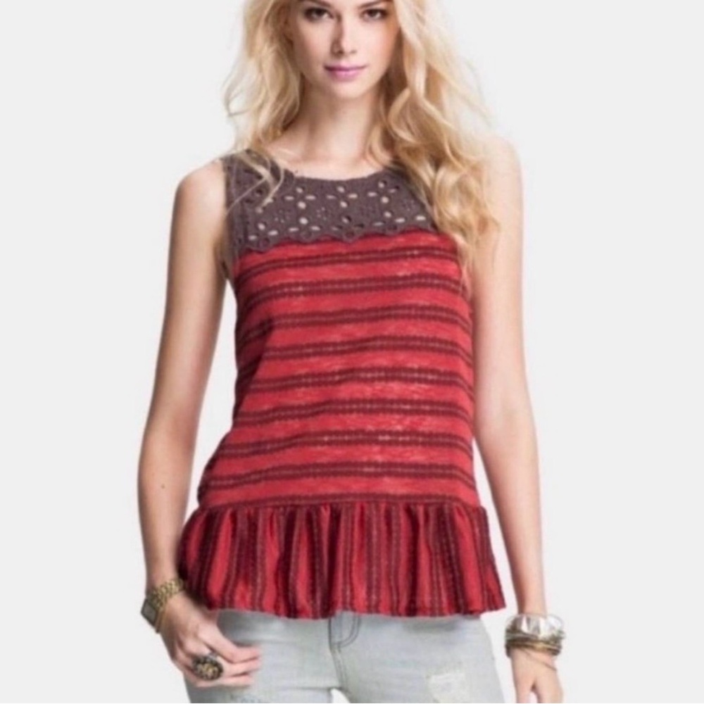 Free People Molly Retro Top